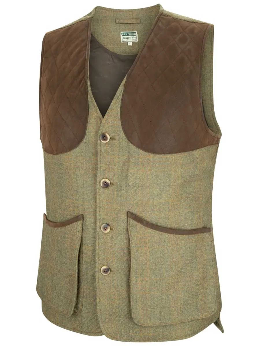 HOGGS OF FIFE Kinloch Technical Tweed Field Waistcoat - Mens - Autumn Bracken