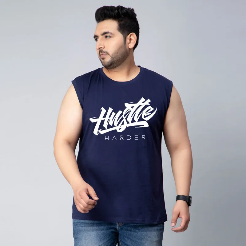 HUSTLE HARD SLEEVELESS VEST