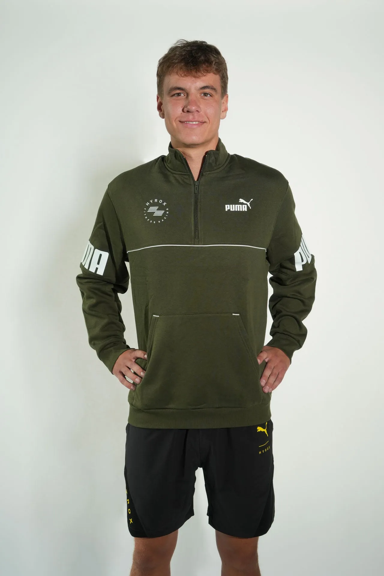 HYROX|PUMA Power Half-Zip - Green