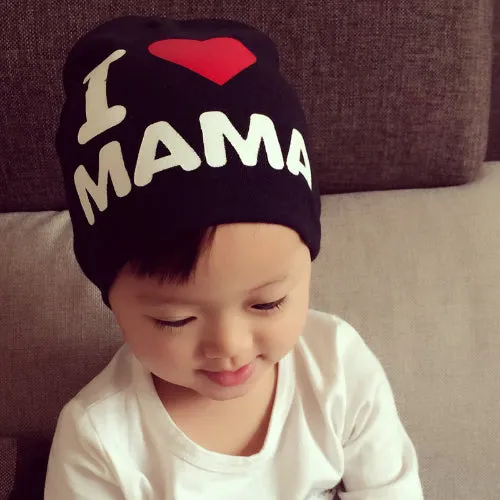 I Love MAMA/PAPA Kids Hats