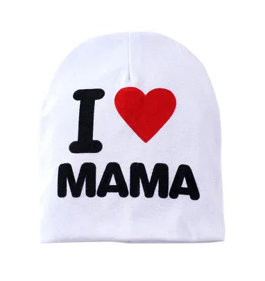 I Love MAMA/PAPA Kids Hats