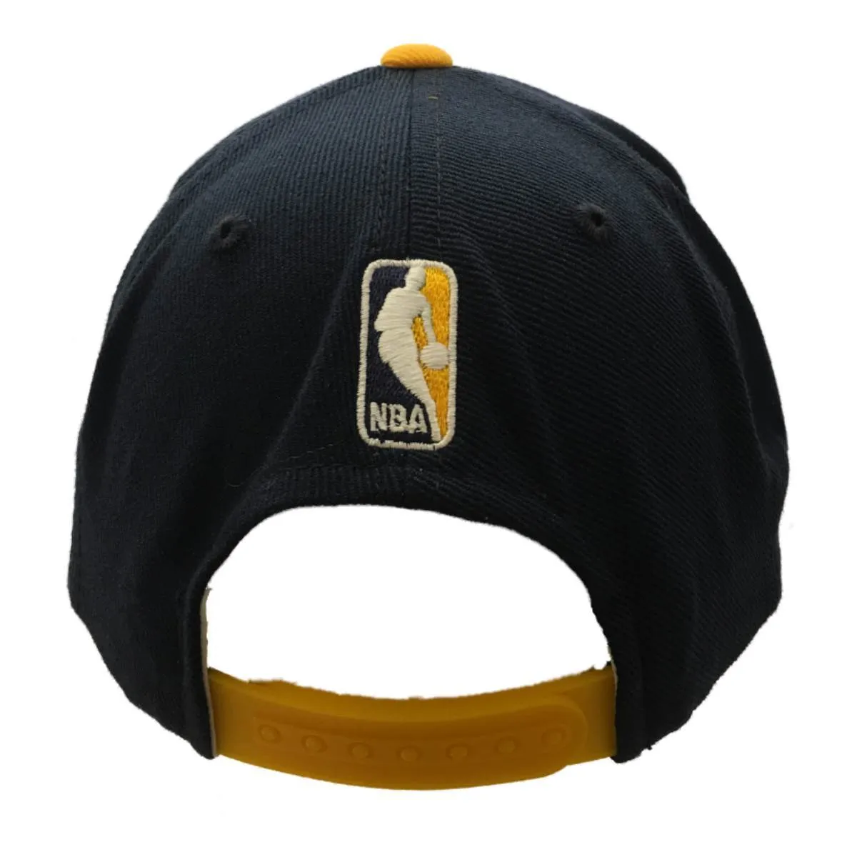 Indiana Pacers Adidas Navy & Yellow Adj Structured Snapback Flat Bill Hat Cap