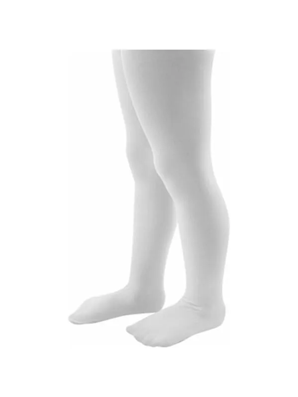 Infant White Nylon Tights