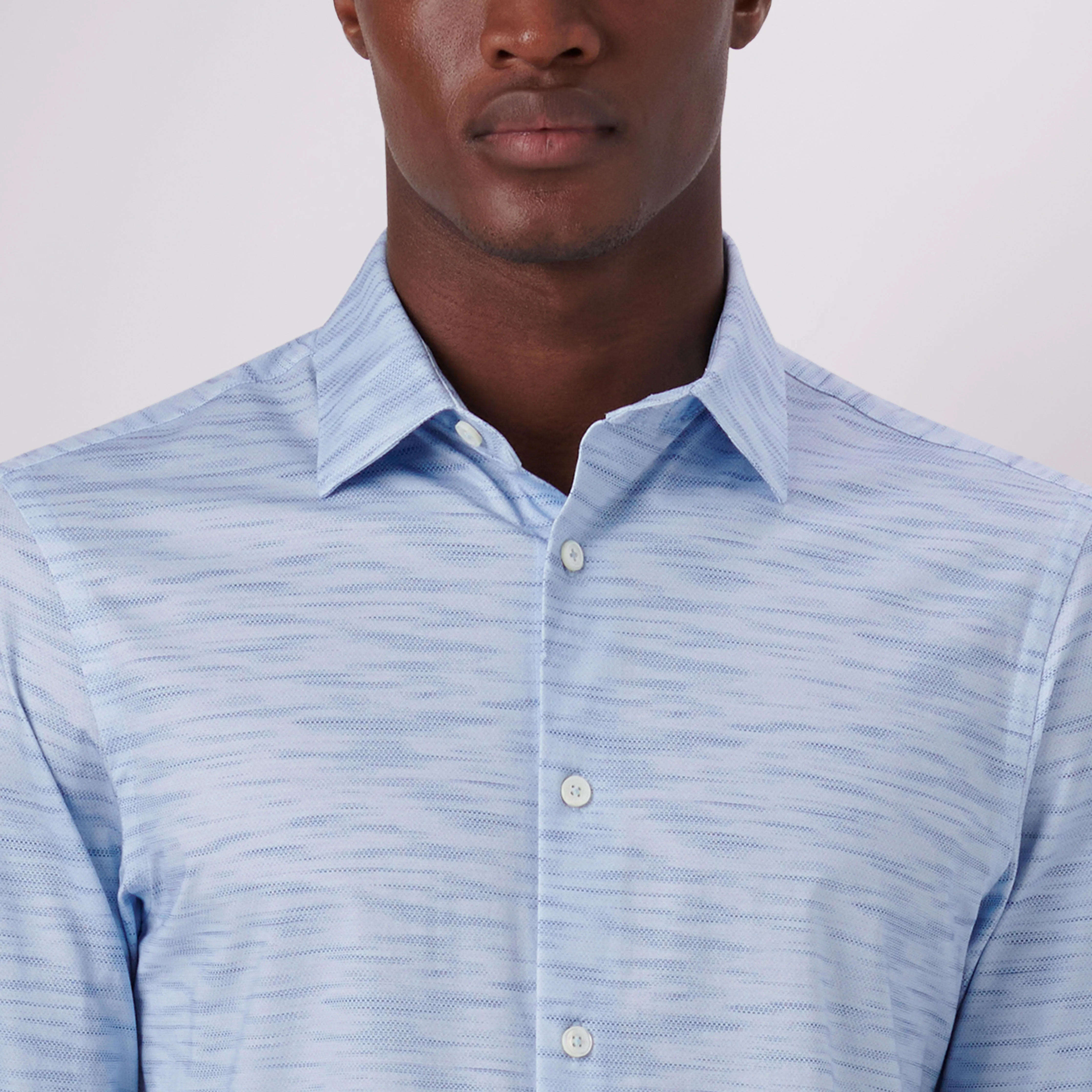 James Striated Print OoohCotton Shirt