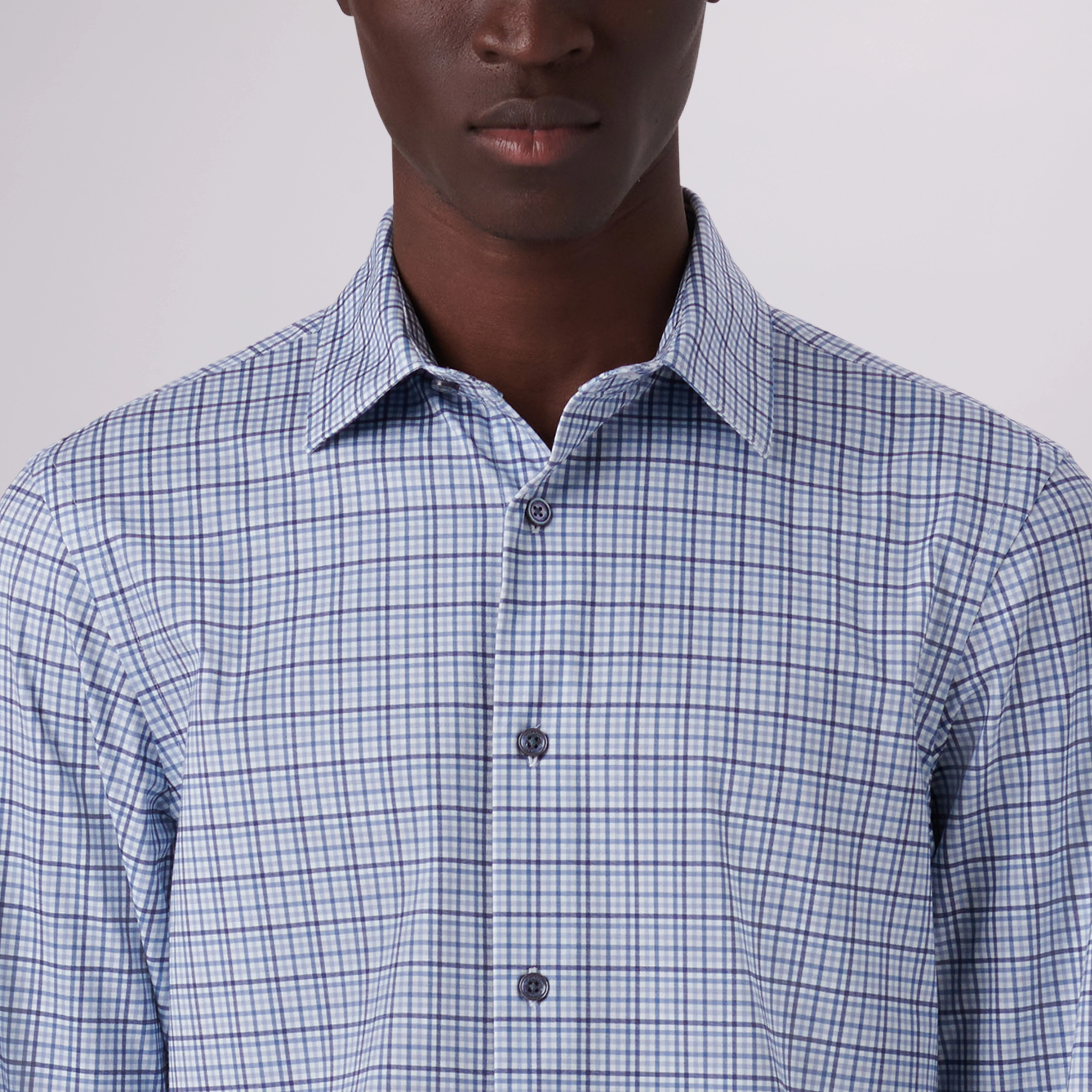 James Tattersall Check Print OoohCotton Shirt