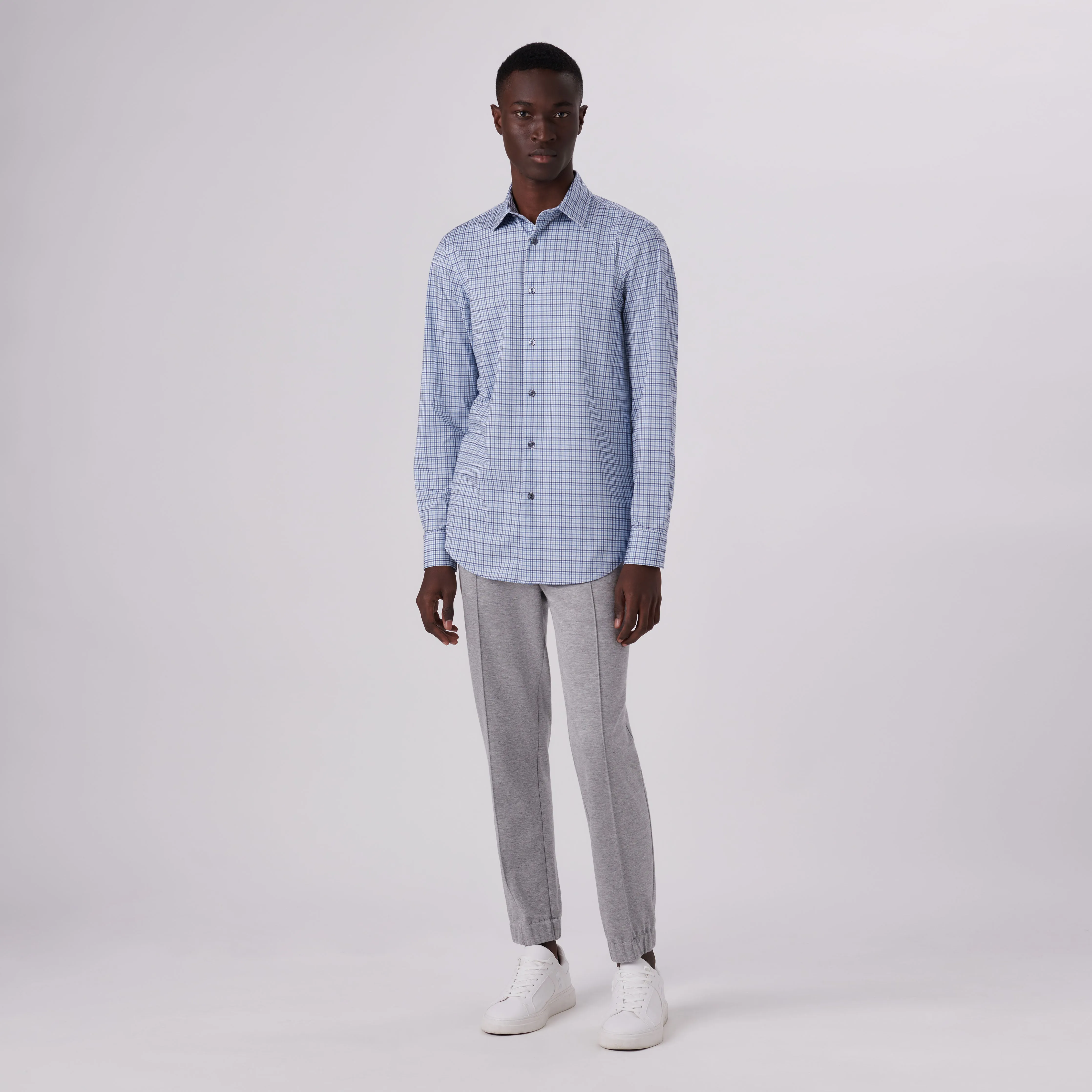 James Tattersall Check Print OoohCotton Shirt