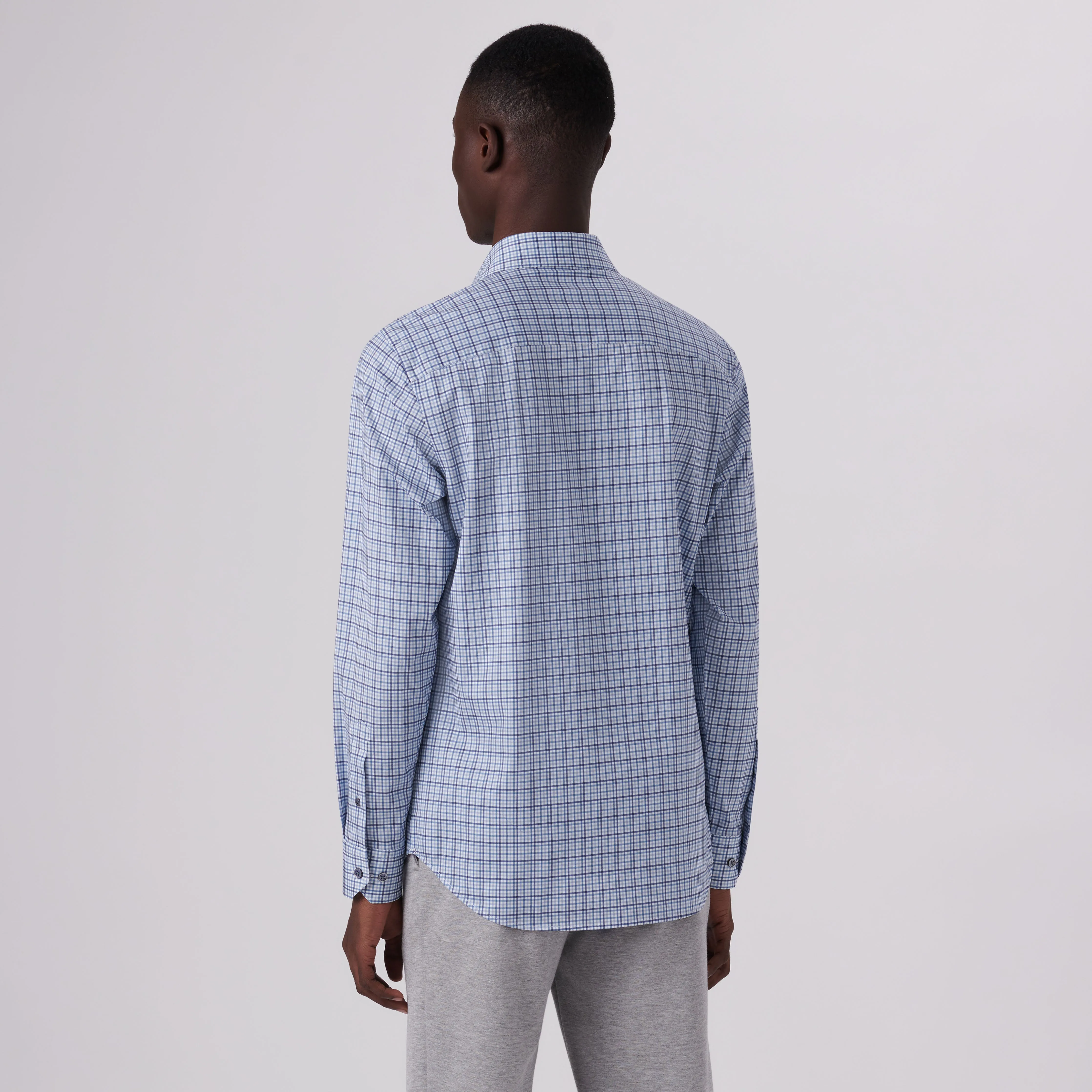 James Tattersall Check Print OoohCotton Shirt