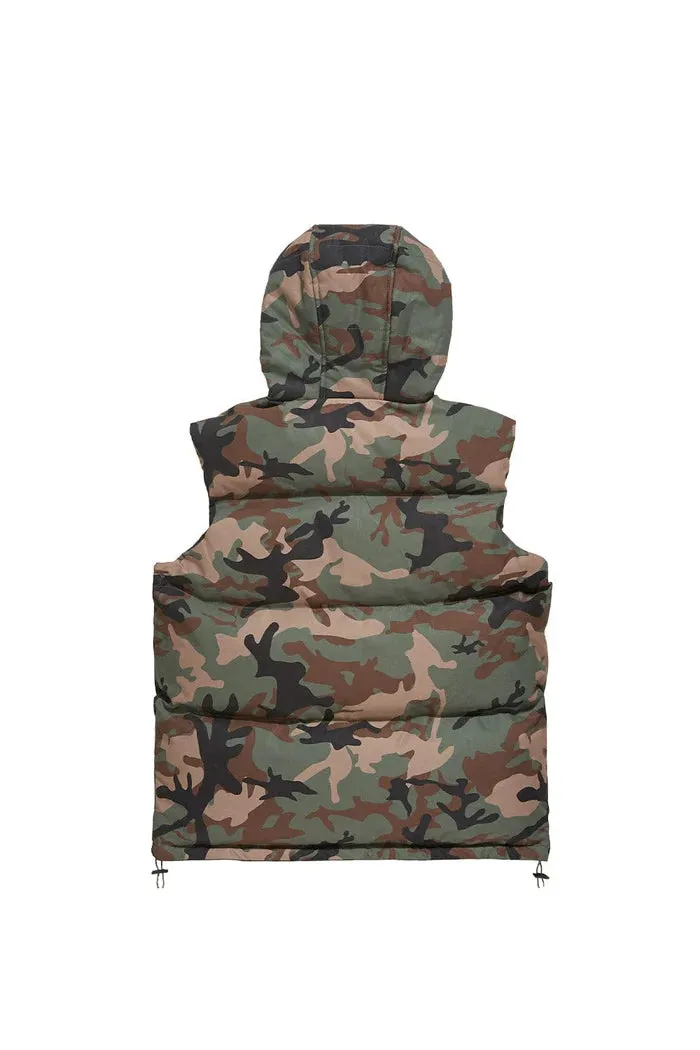 Jc Hooded Vest (Camo) - 9376VC