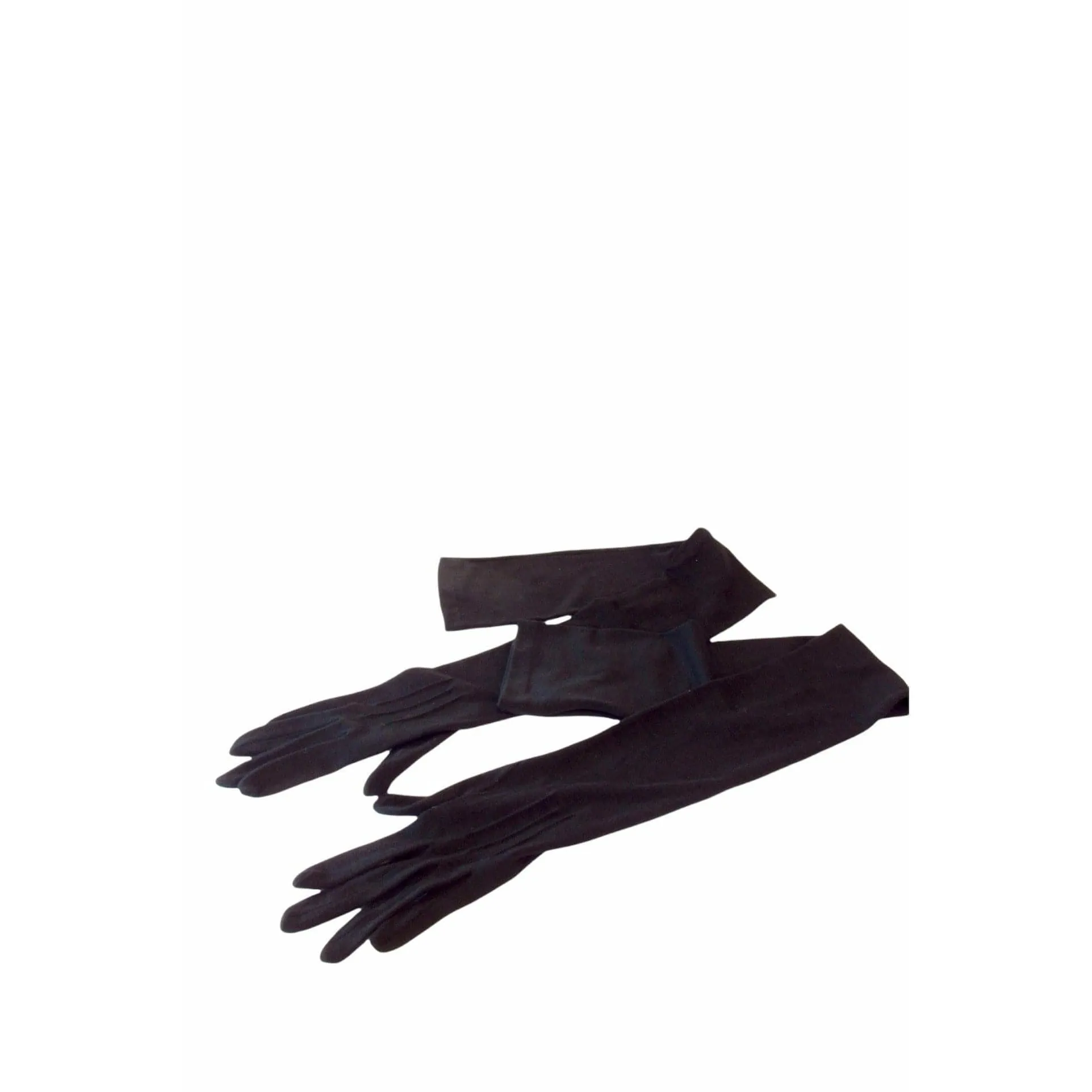 Junya Watanabe Ex-long Black Wool Gloves