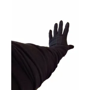 Junya Watanabe Ex-long Black Wool Gloves