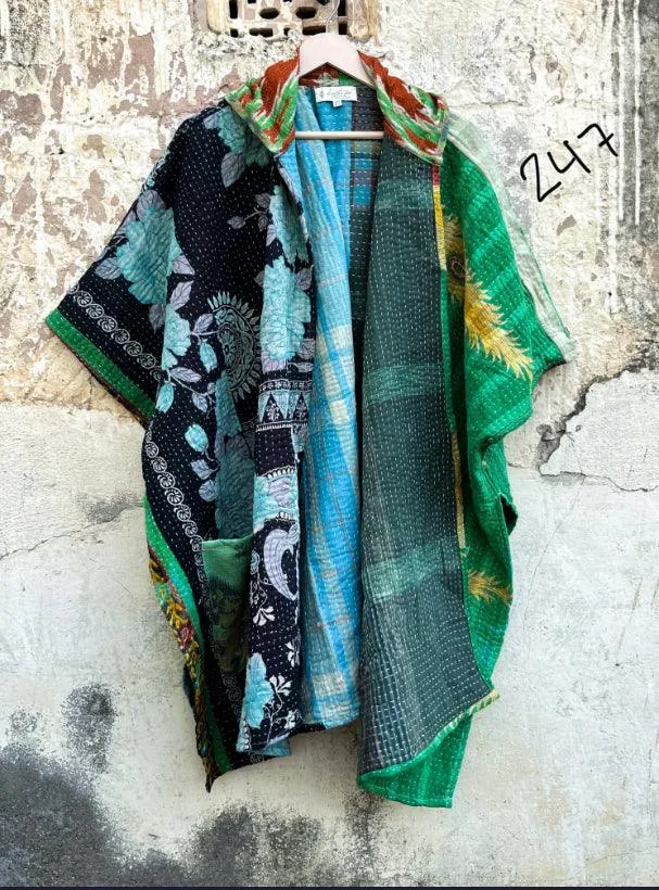 Kantha Coat #247 by Kantha Bae