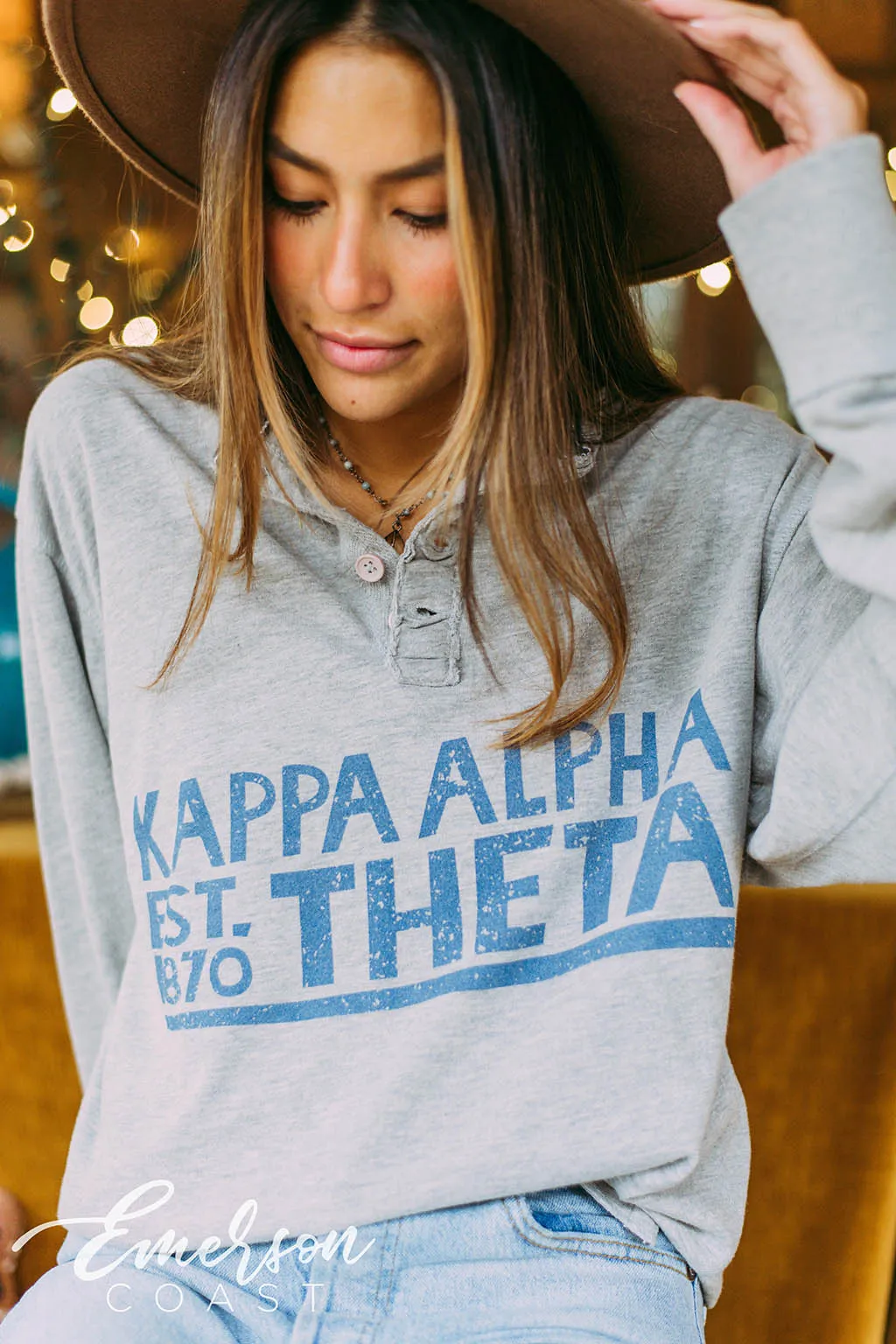 Kappa Alpha Theta PR Thermal Henley