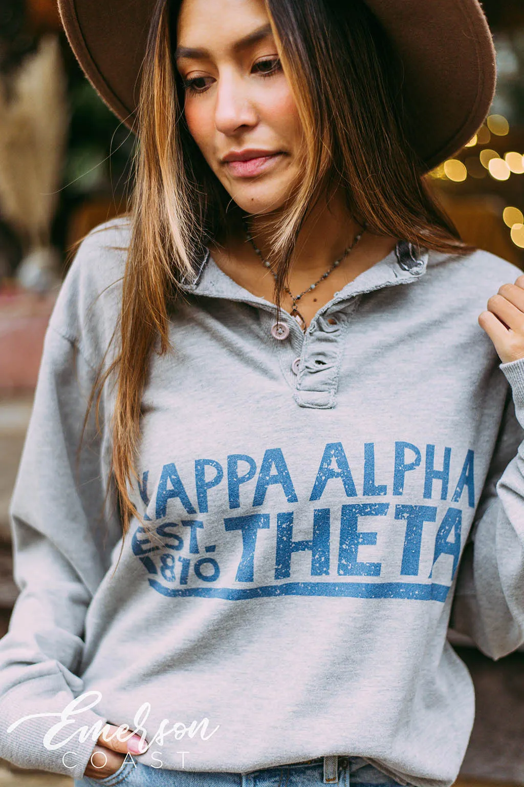 Kappa Alpha Theta PR Thermal Henley