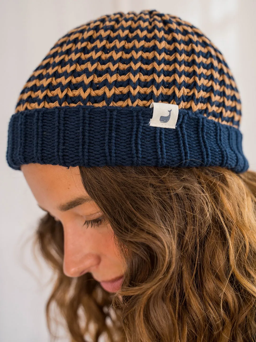 Katiu Beanie - Bicolour Navy