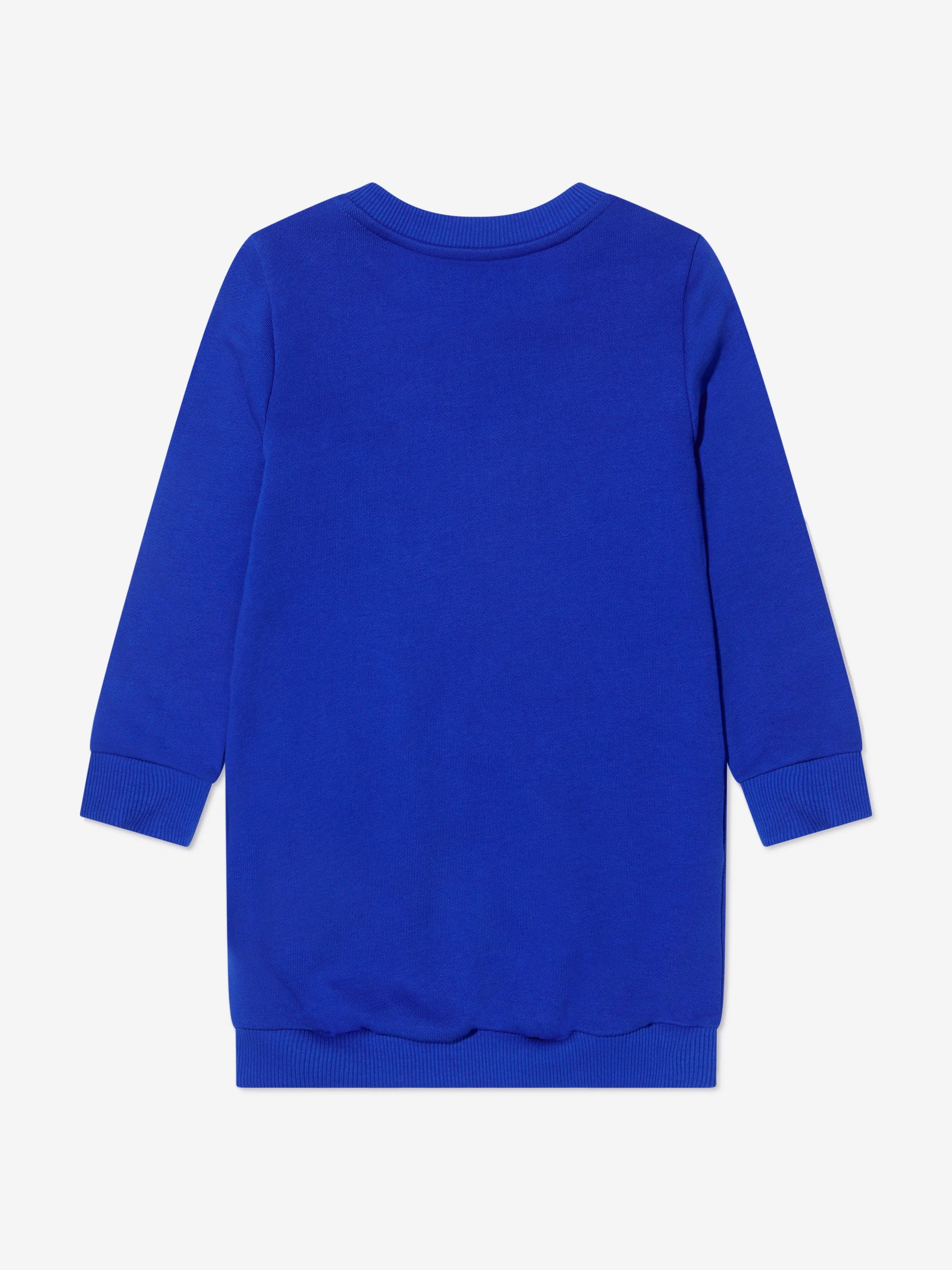 KENZO Girls Embroidered Elephant Sweater Dress