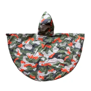 Kids Wheelchair Poncho - KHAKI CAMO