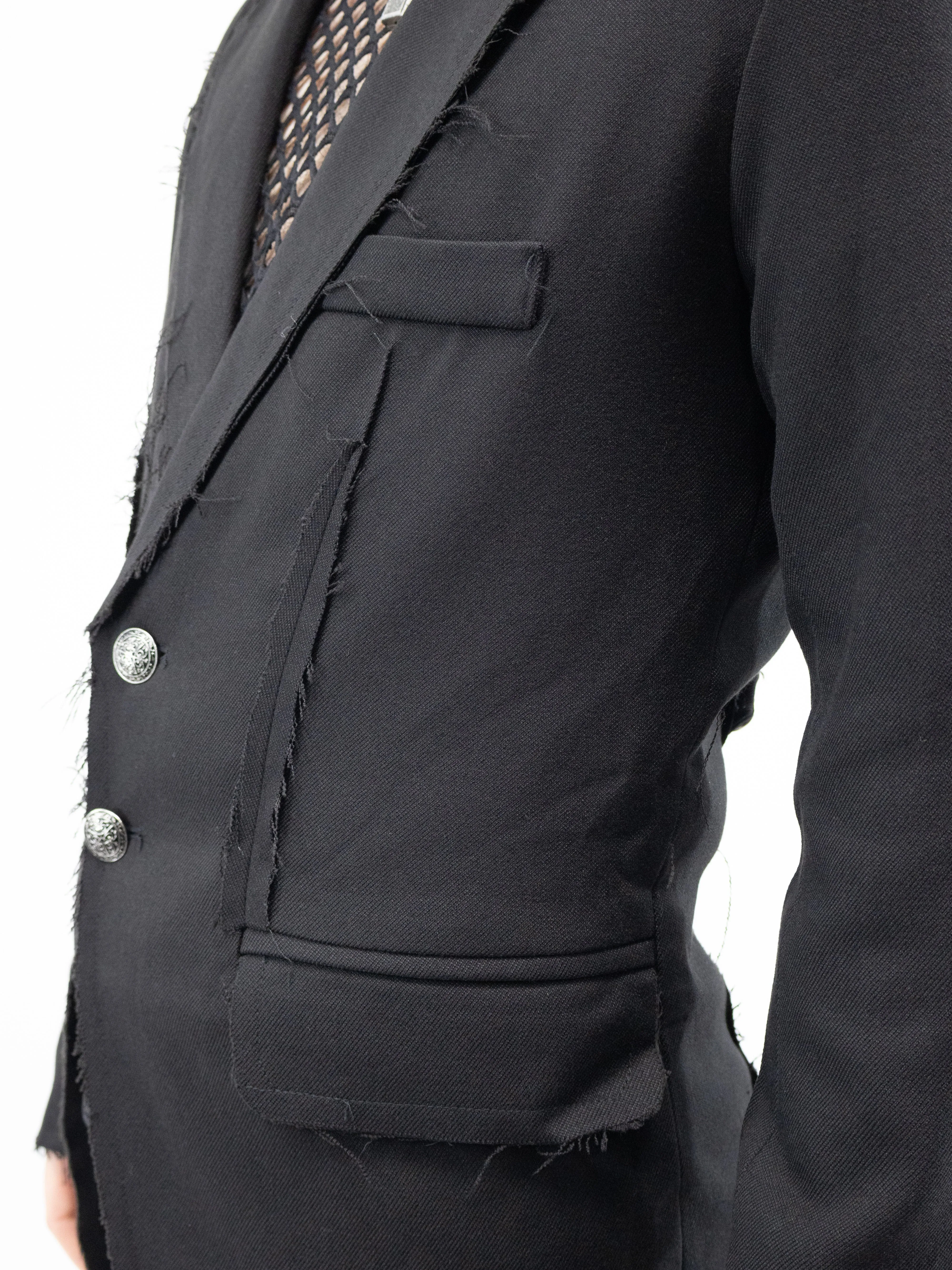 King Buster Raw Edge Tuxedo Jacket