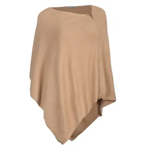 Kit Zip Shoulder Poncho - Caramel - O/S