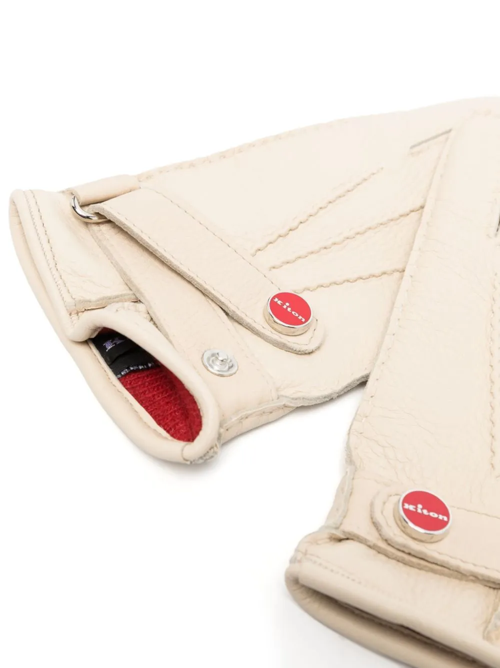 Kiton Gloves Beige