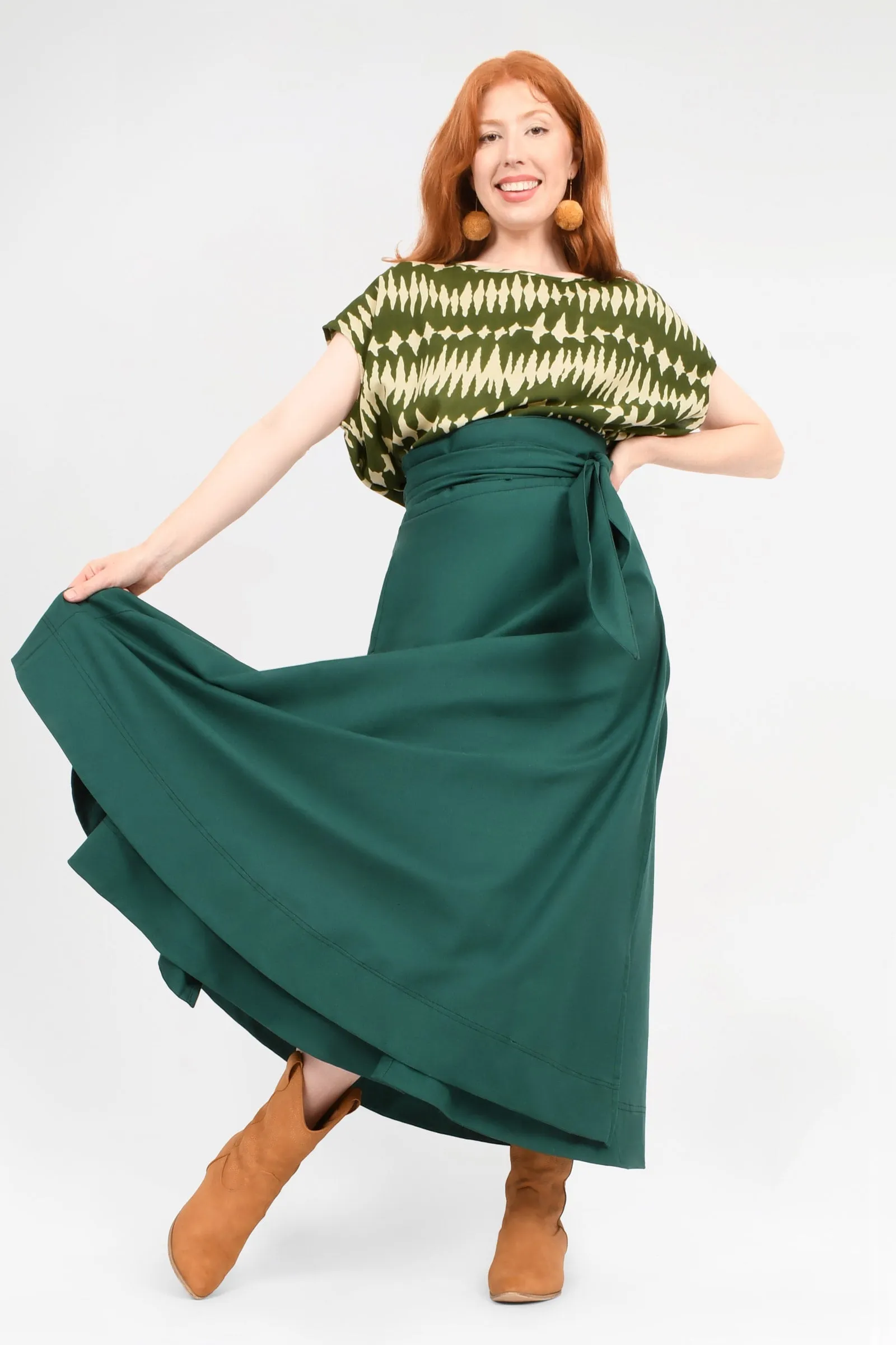 Lara Maxi Wrap Skirt