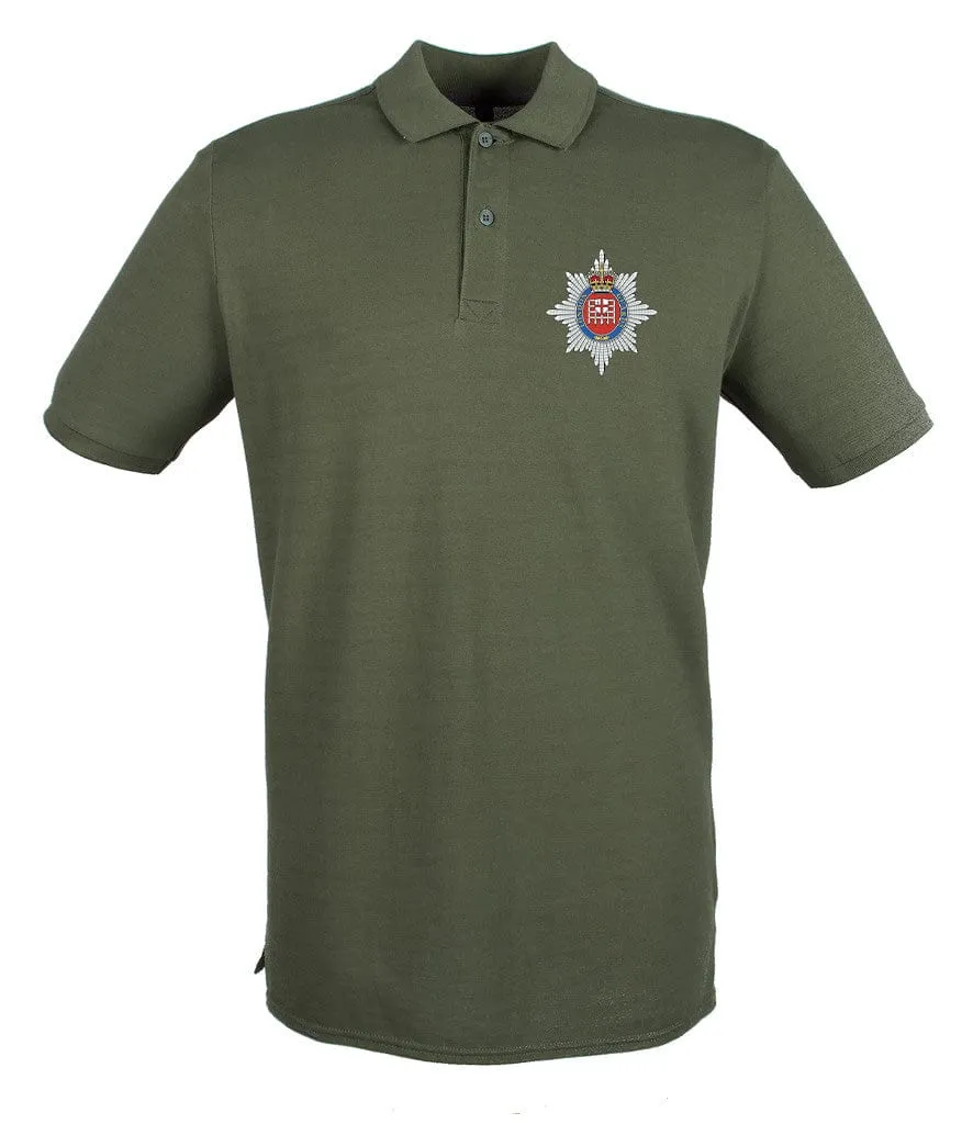 London Guards Embroidered Pique Polo Shirt