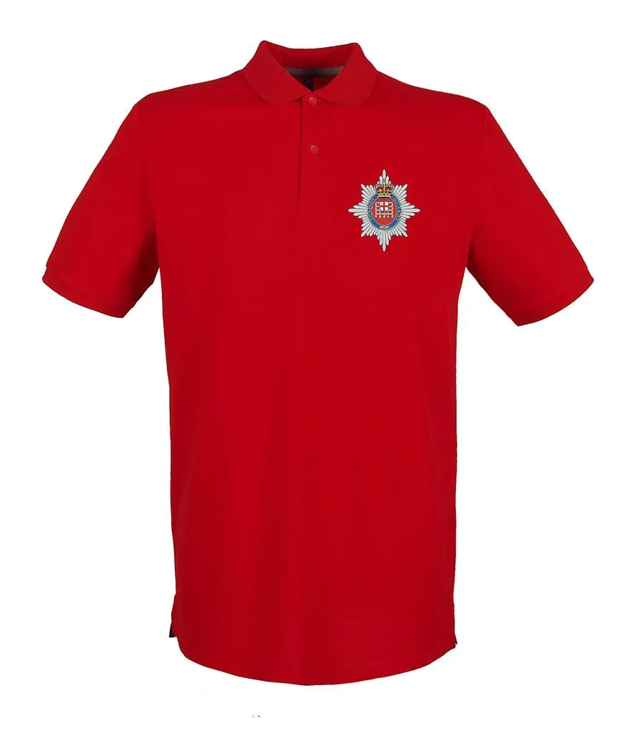 London Guards Embroidered Pique Polo Shirt