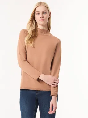 Long Sleeve Mock Neck Sweater