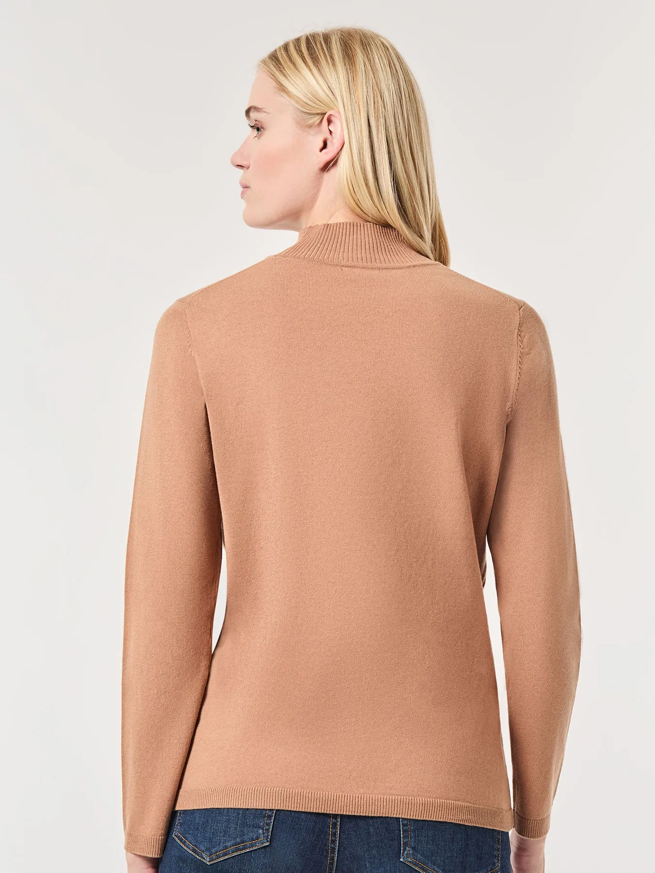 Long Sleeve Mock Neck Sweater