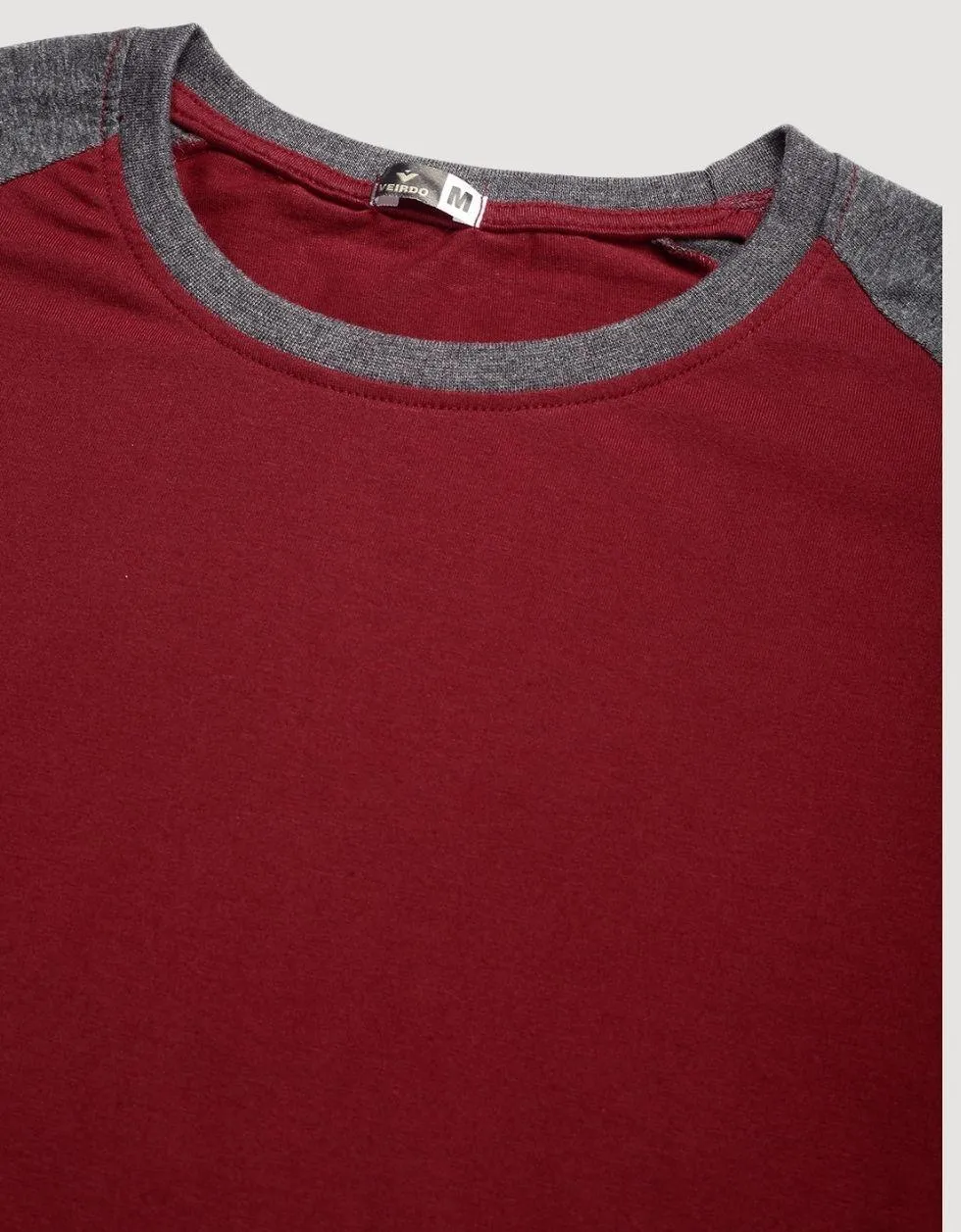 Long Sleeves Red round neck