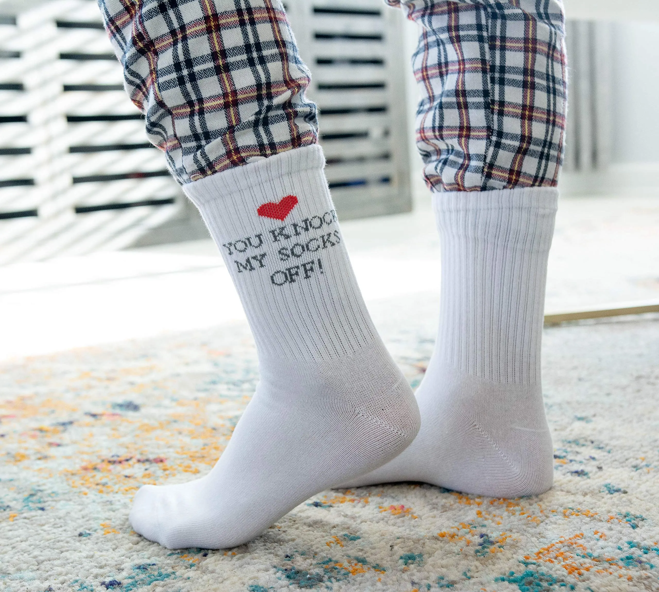 Love Socks with Message - Gift for Women - Novelty Birthday Socks Women's Present - Funny