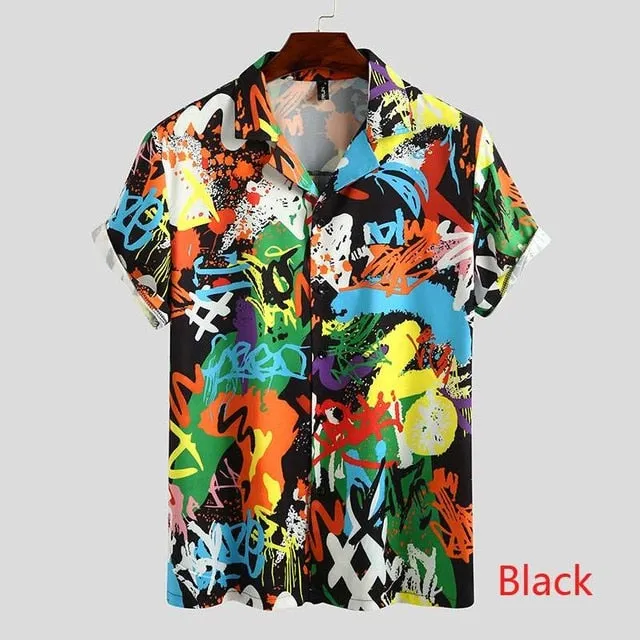 Men Shirt Hawaiian