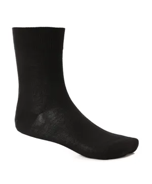 Men's Soft and Cozy Classic Socks - Perfect For Everyday Wear - Black