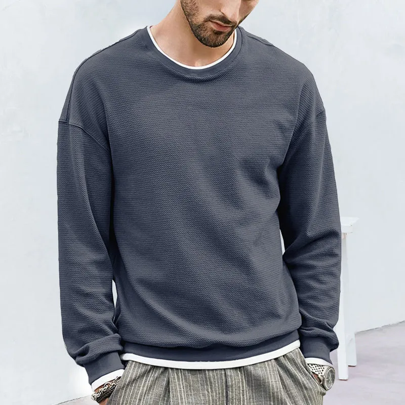 Men's Solid Color Sweatshirt