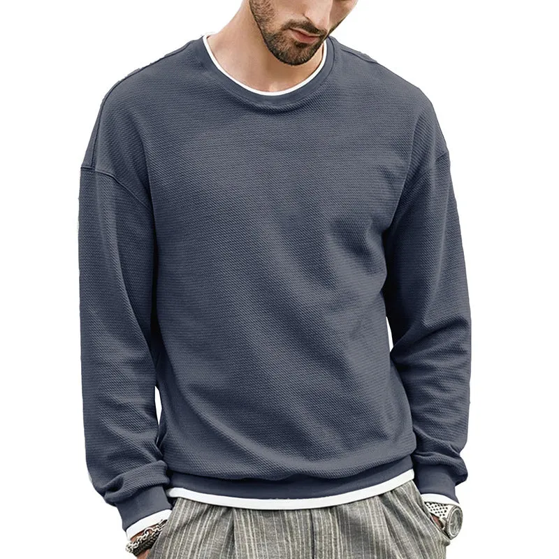 Men's Solid Color Sweatshirt