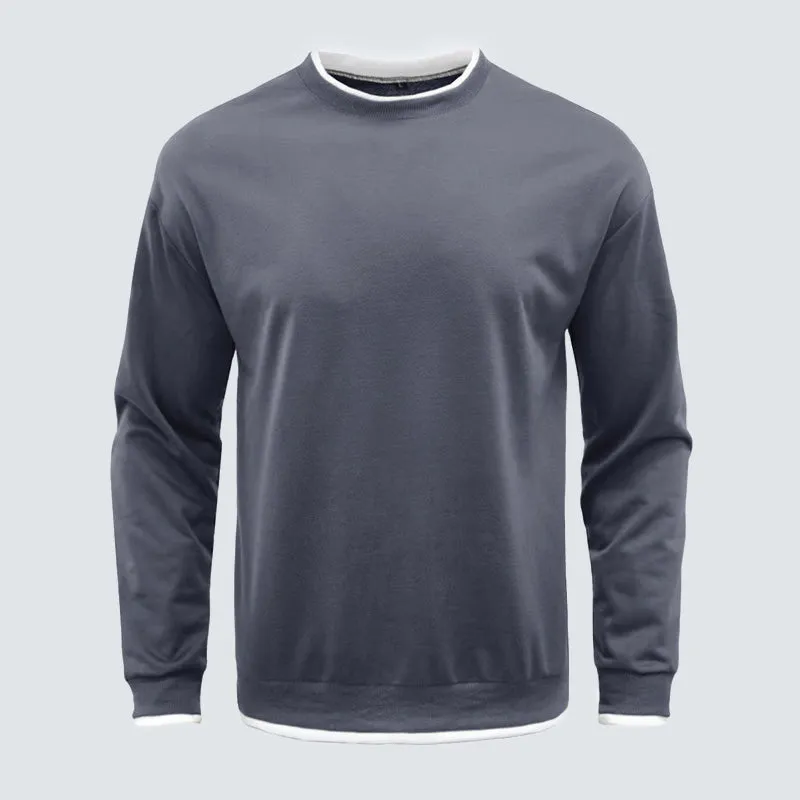 Men's Solid Color Sweatshirt