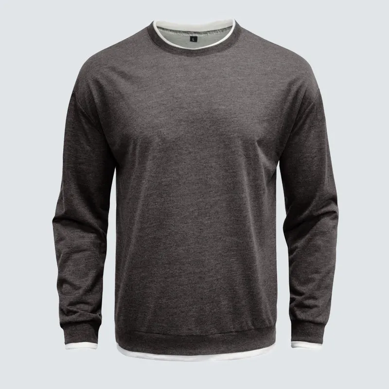 Men's Solid Color Sweatshirt