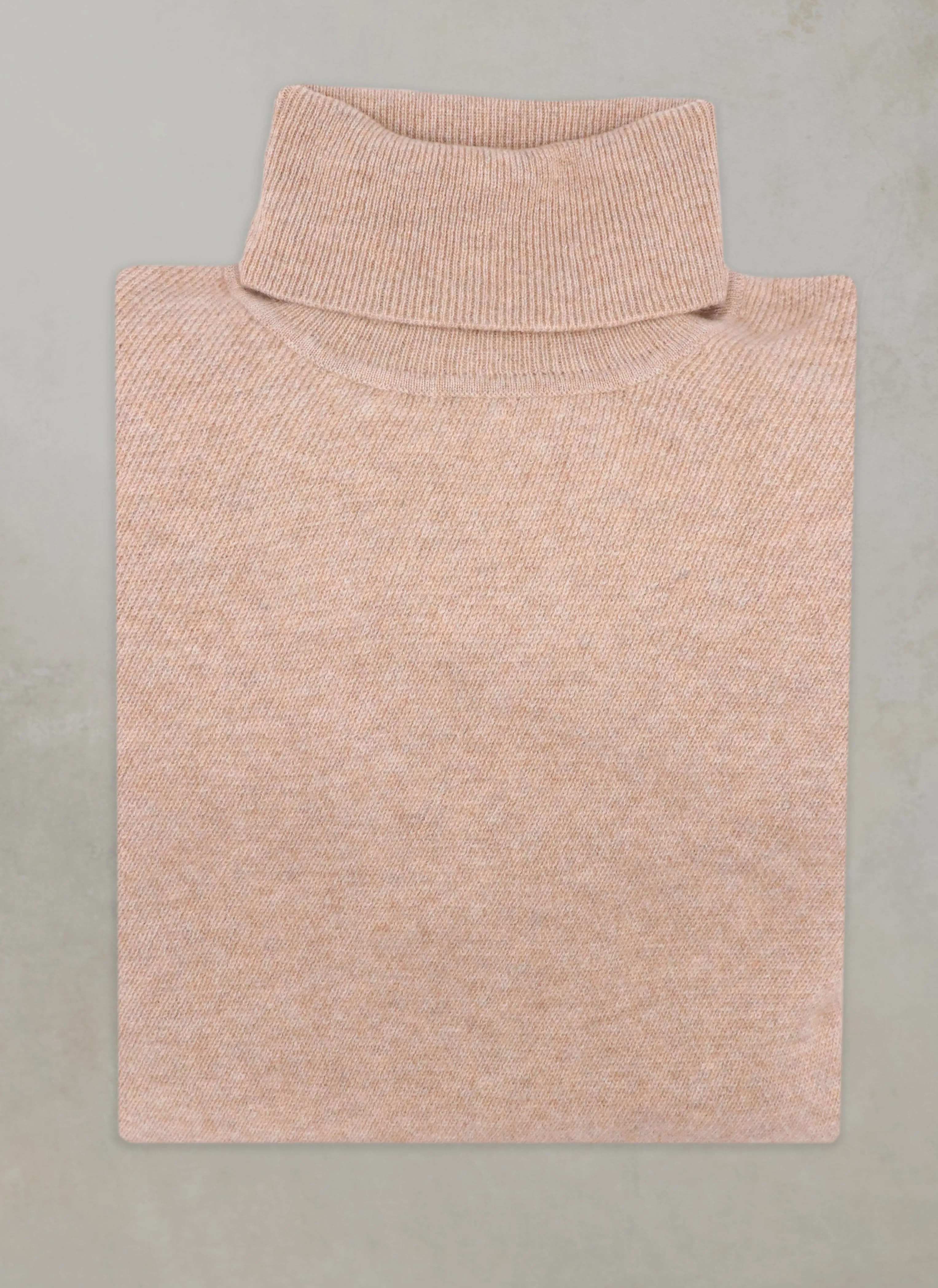 Men's St. Moritz Turtleneck Sweater in Sand