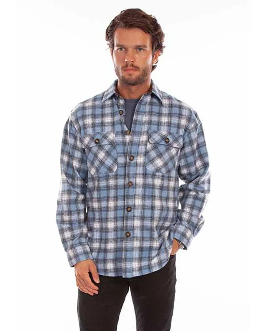 Men's Wool Blend Medium Weight Flannel