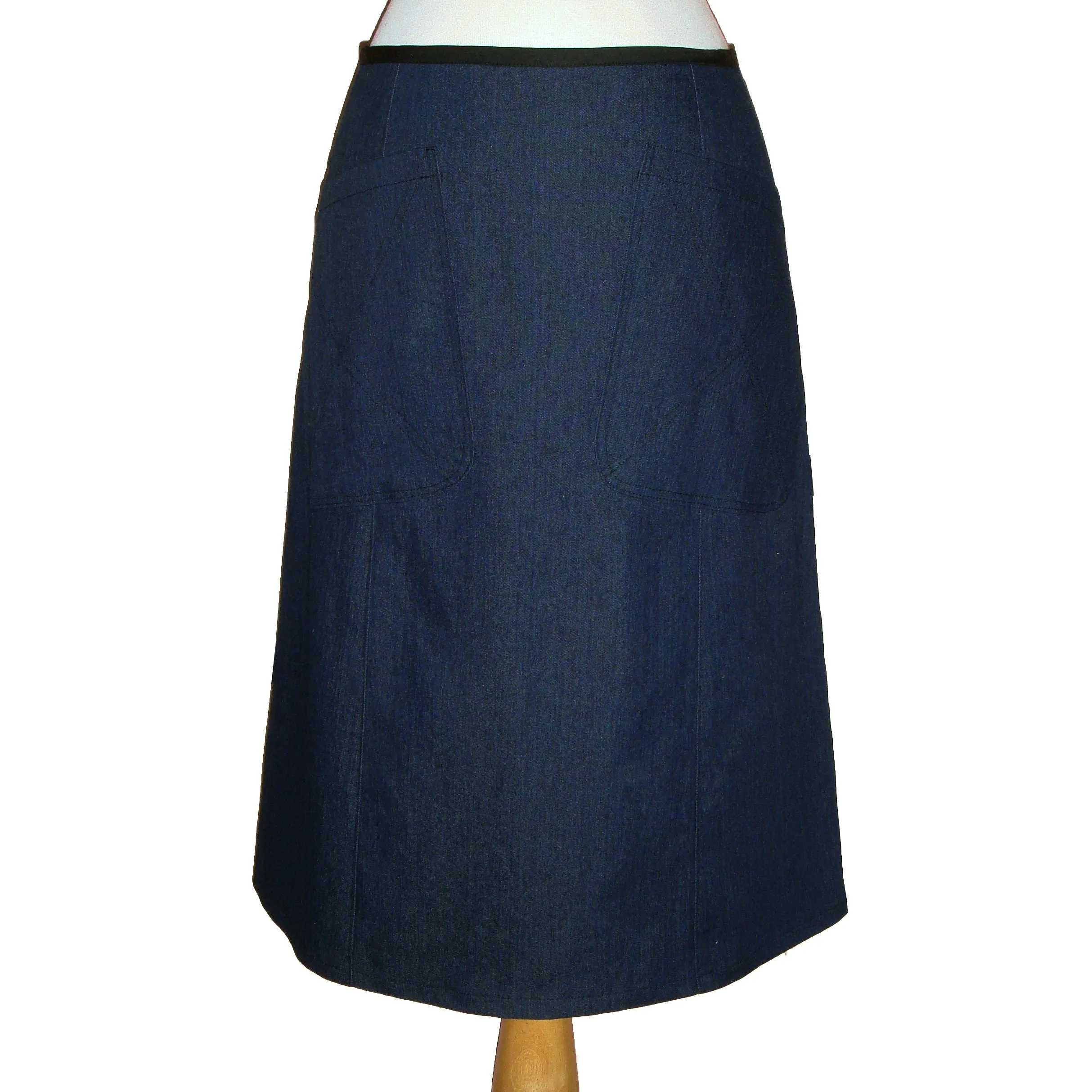 Midi Denim Skirt