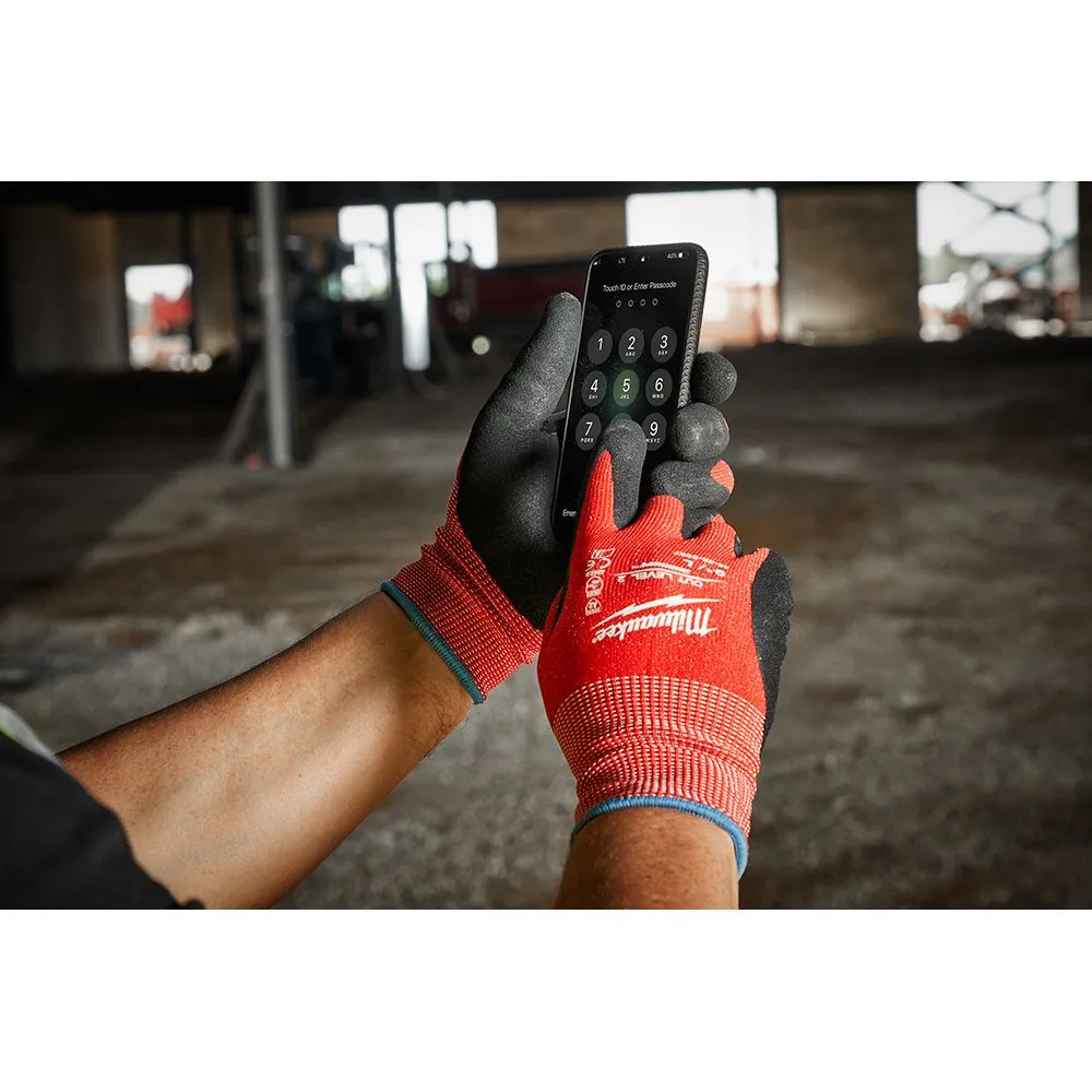 Milwaukee 48-22-8928B Cut Level 2 Nitrile Dipped Gloves - Extra Large - Bulk 12PK