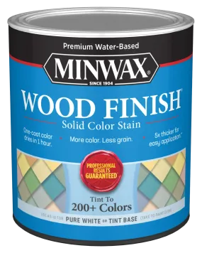 MINWAX® Wood Finish® Water-Based Solid Color Stain, Quart