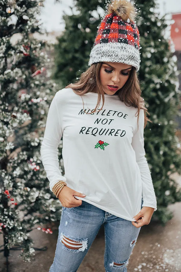 Mistletoe Not Required Tee