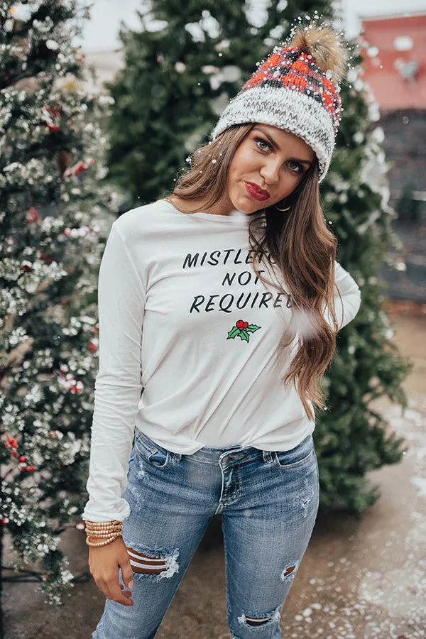 Mistletoe Not Required Tee