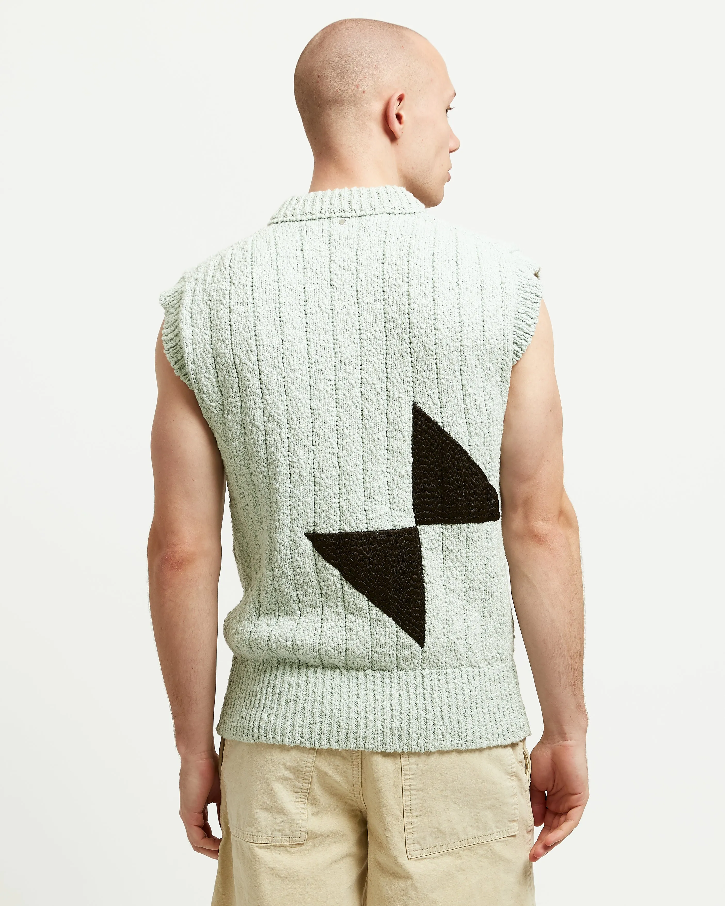 Modular Gilet in Pearl Grey