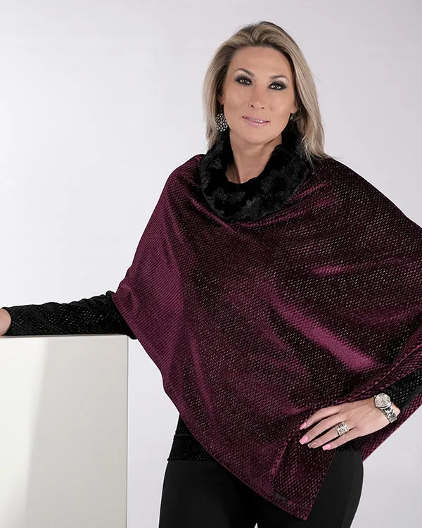 Mosi Poncho - Winter Colours