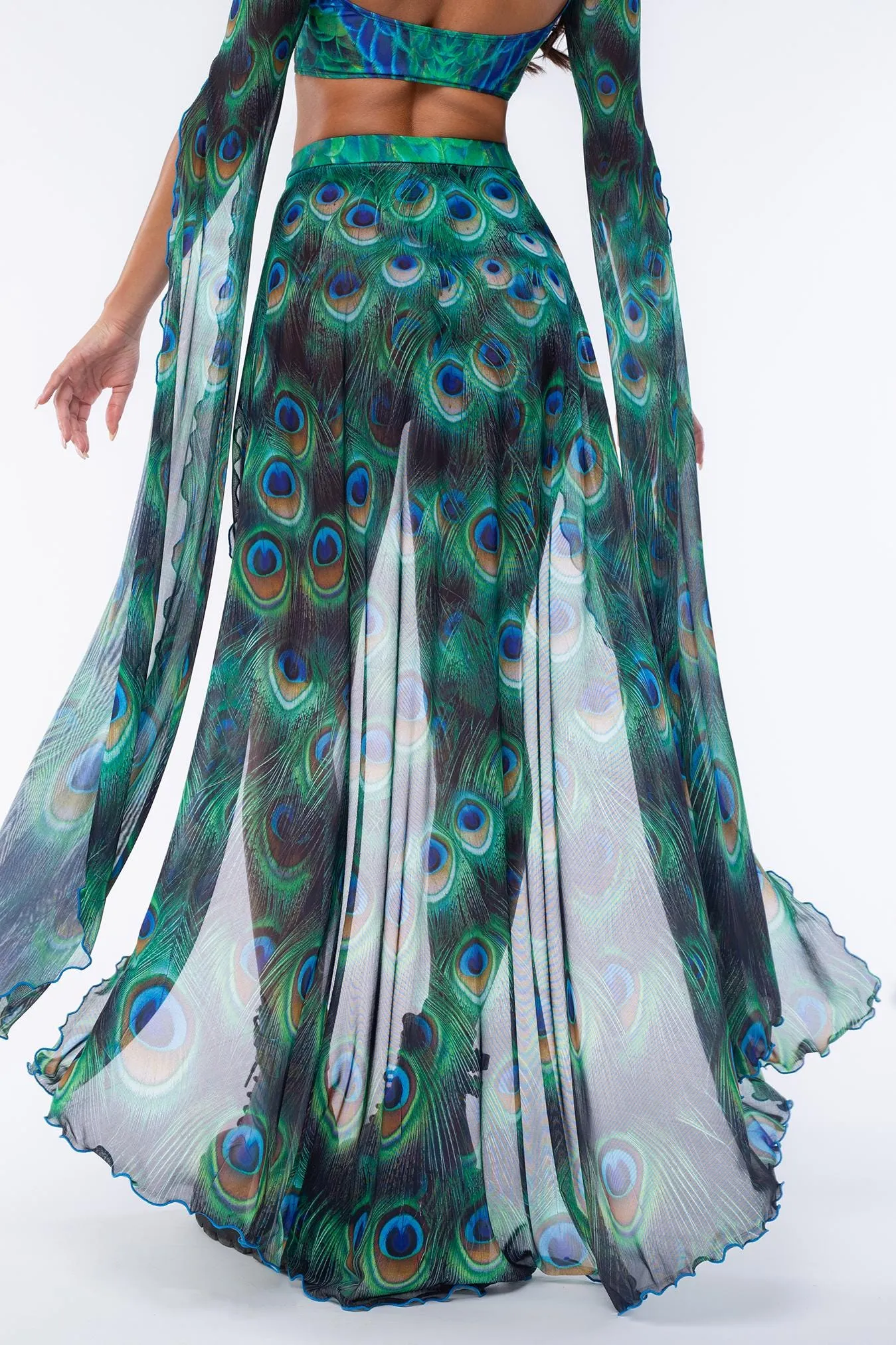 Mystic Peacock Maxi Sleeve Set