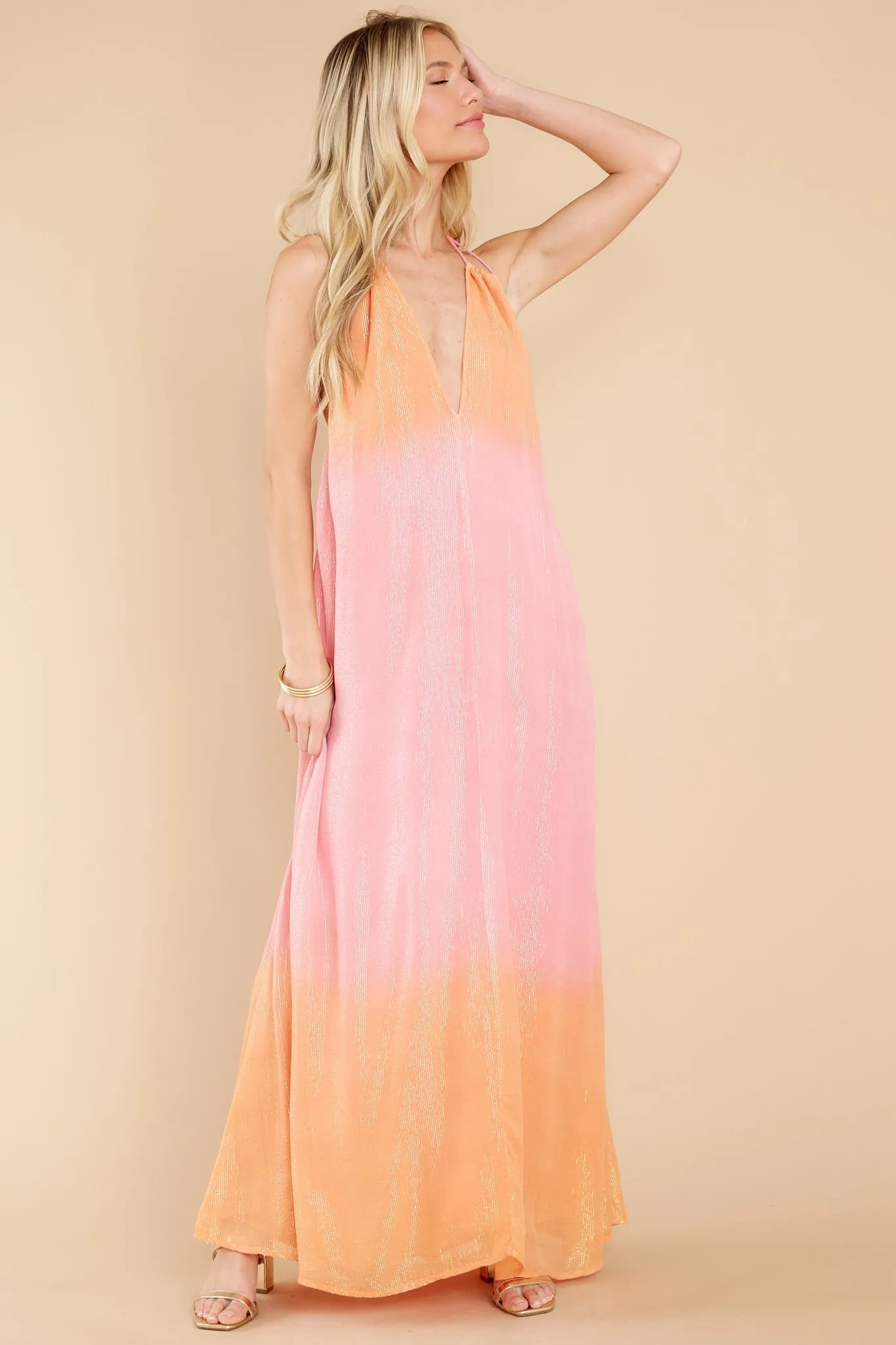 Natasha Marbella Tie And Dye Long Dress