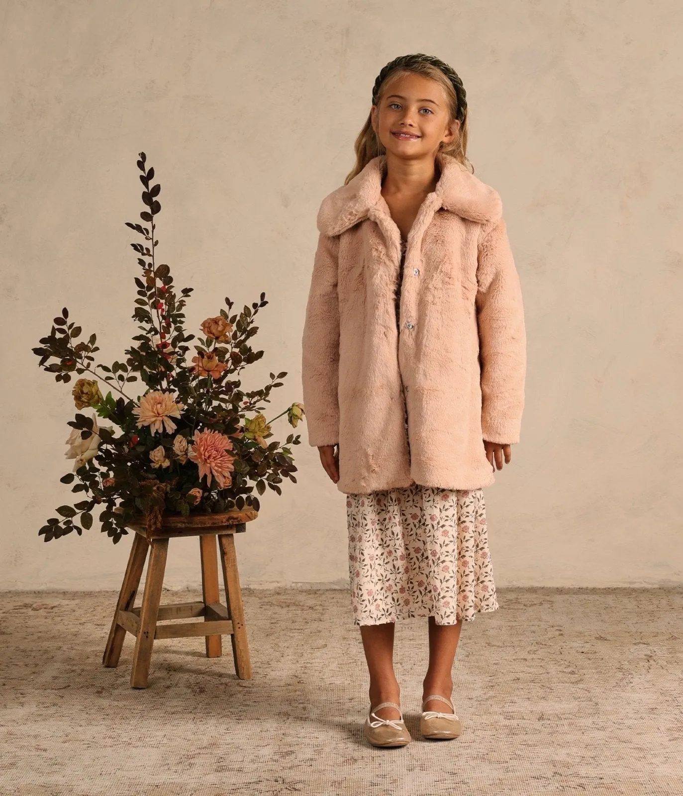 NoraLee Girls Eloise Coat - Antique