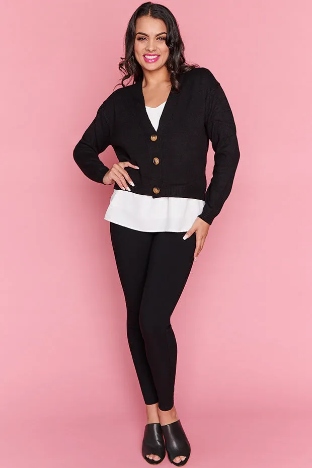 Norma Black Cardi