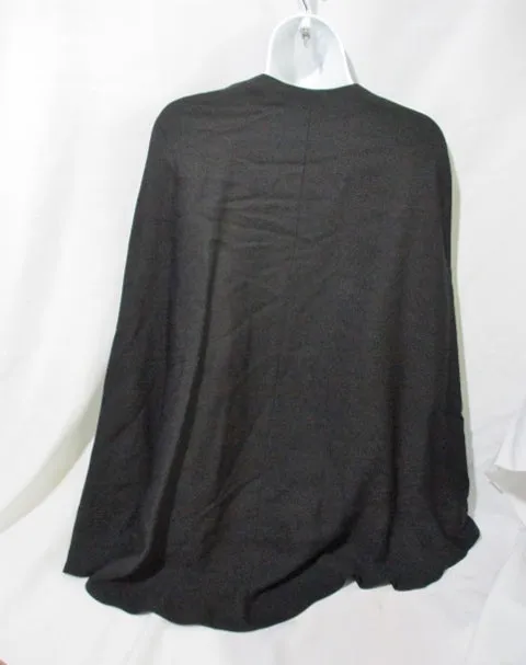 NWT NEW YVES SAINT LAURENT YSL 2010 Shrug Poncho Jacket  38 6 BLACK France